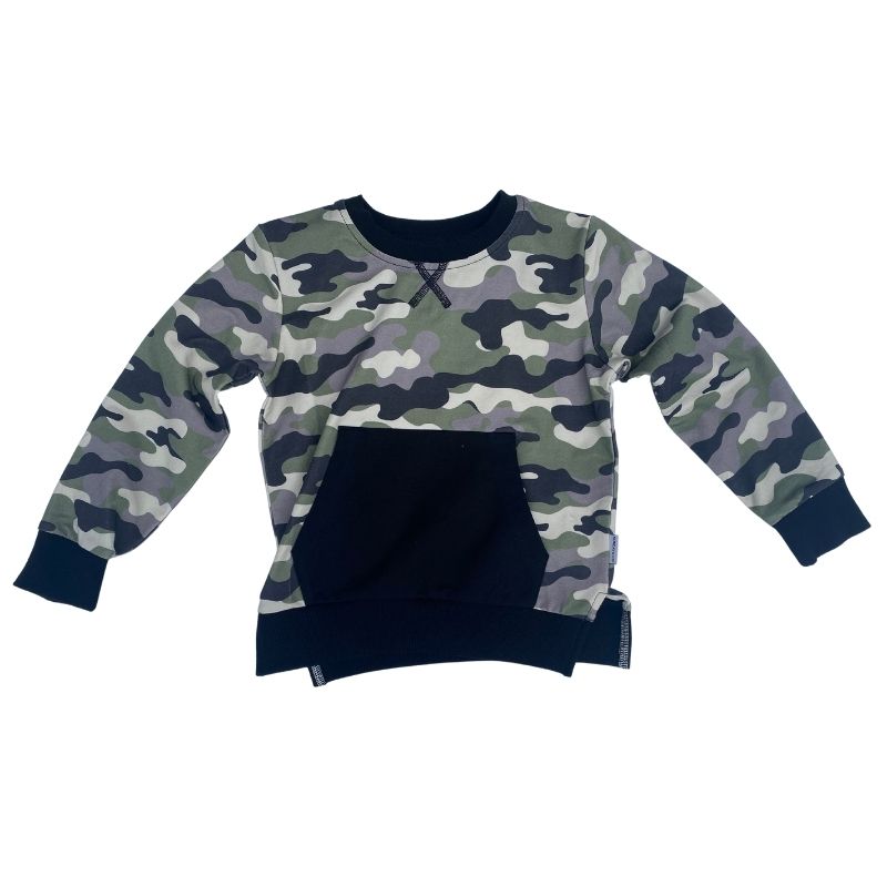 Camo Jogger Pullover Top