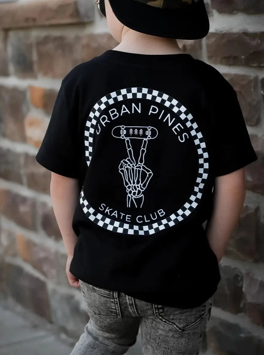 Skate Club Skeleton Tee