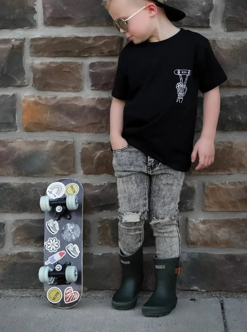 Skate Club Skeleton Tee