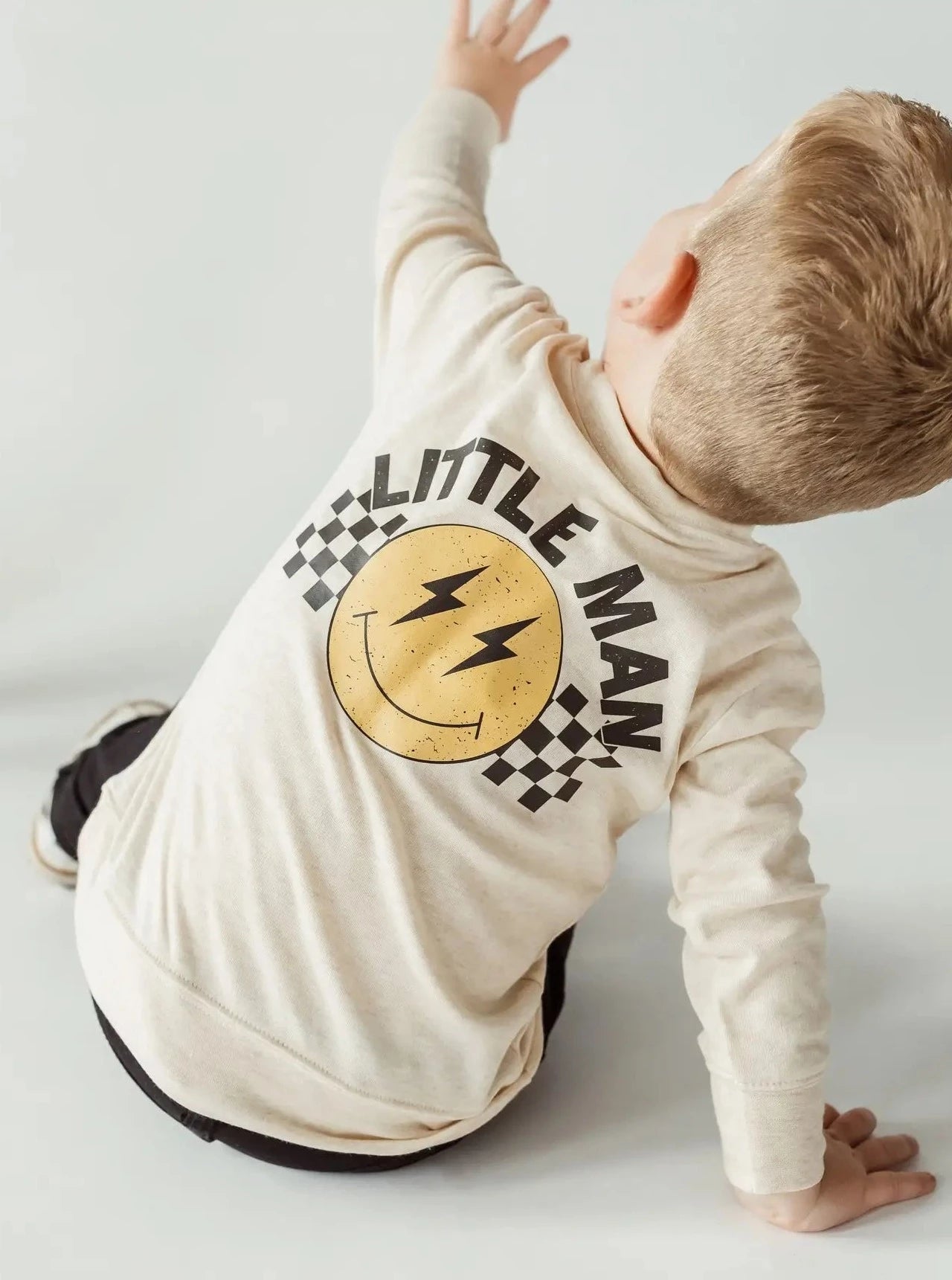 Little Man Graphic Long Sleeve Tee